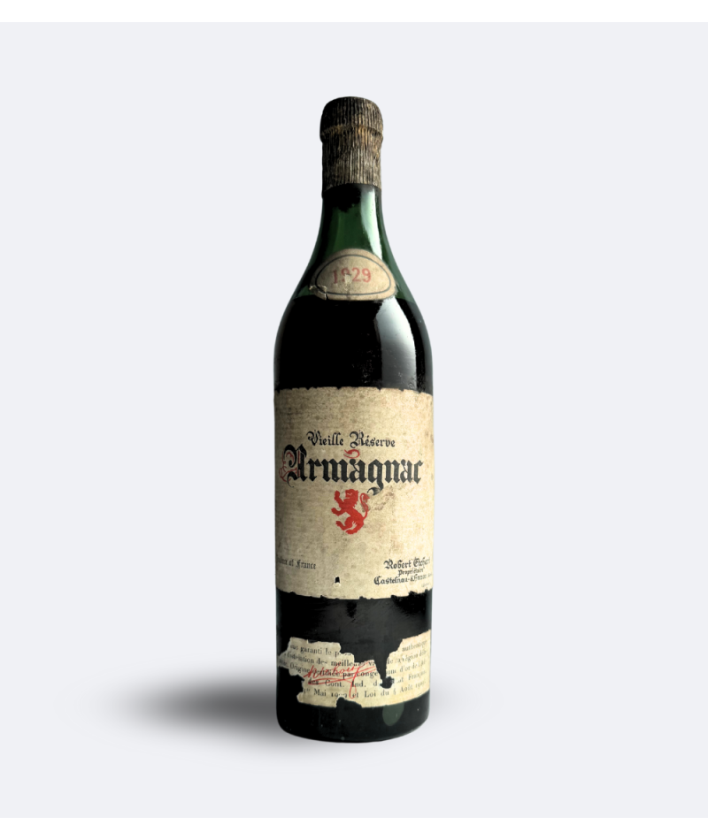 1929 Armagnac Robert Etchart 40° – Armagnac millésimé exceptionnel