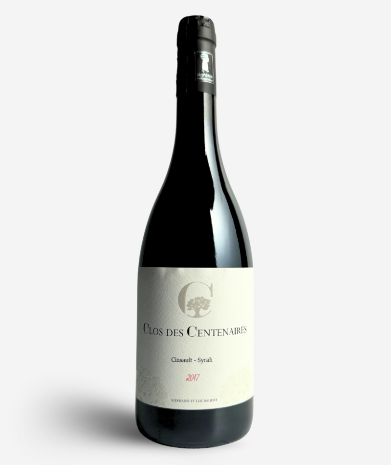 2017  IGP Coteaux du Pont du Gard Clos des Centenaires Cinsault Syrah Stéphanie et Luc Baudet
