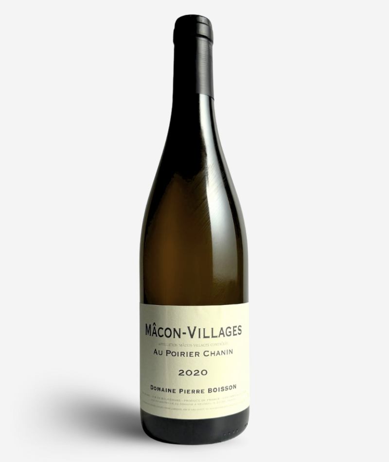 2020 Mâcon-Villages Au Poirier Chanin Domaine Pierre Boisson – Vin blanc frais de Bourgogne