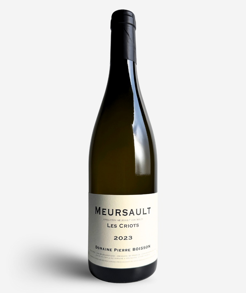 2023 Meursault "Les Criots" Domaine Pierre Boisson 2023 Meursault "Les Criots" Domaine Pierre Boisson