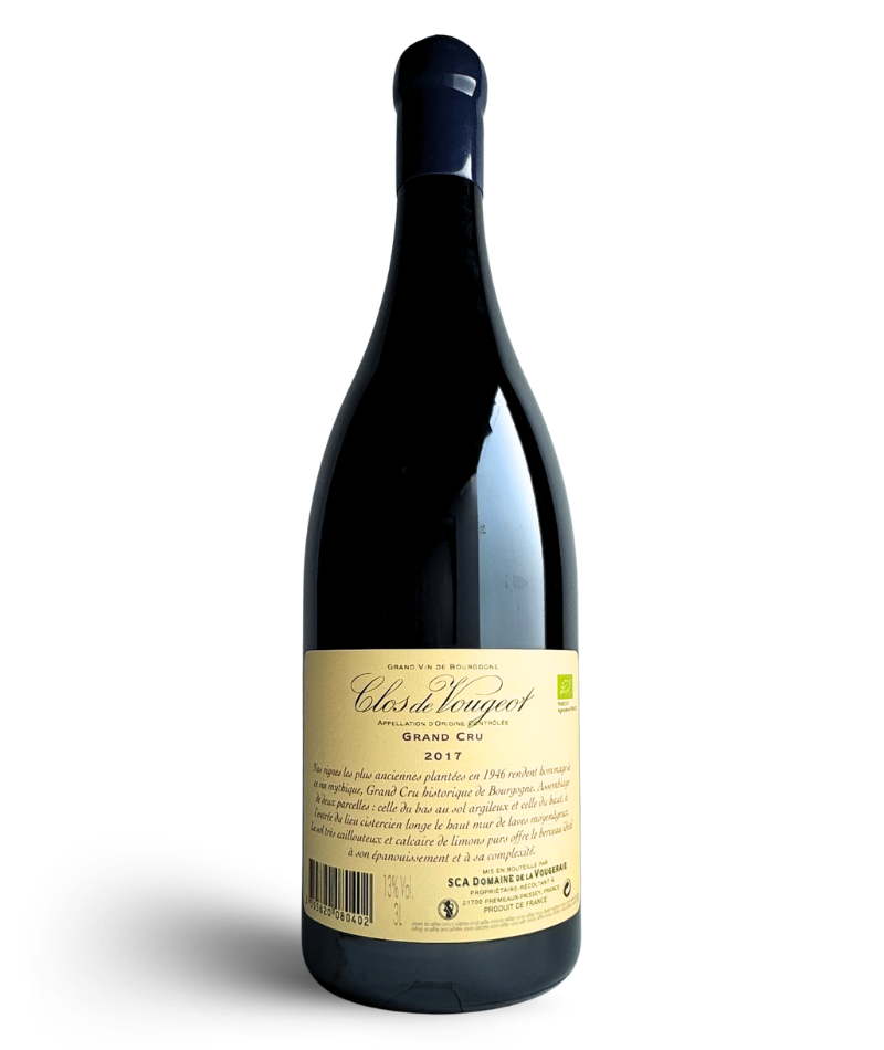 2017 Jéroboam Clos de Vougeot Grand Cru Domaine de la Vougeraie